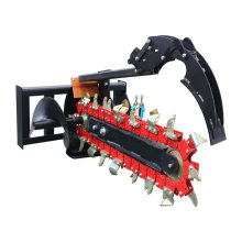 New Design Skid Loader Backhoe Loader Tractor Attachments Trencher Used for Ditching Farm Land